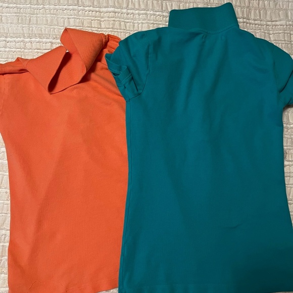 Aeropostale polo, size SMALL. Coral and turquoise. - Picture 4 of 4